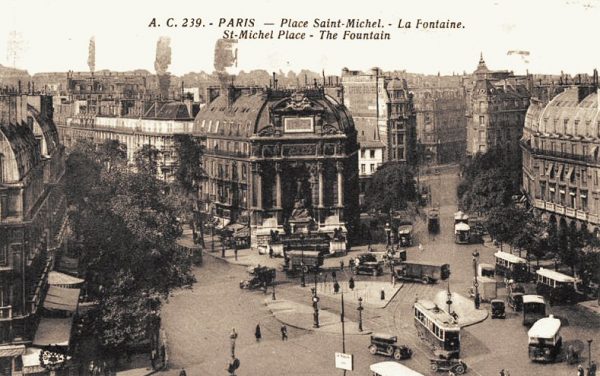 The Story Behind The Saint Michel Fountain - Paris By Foot